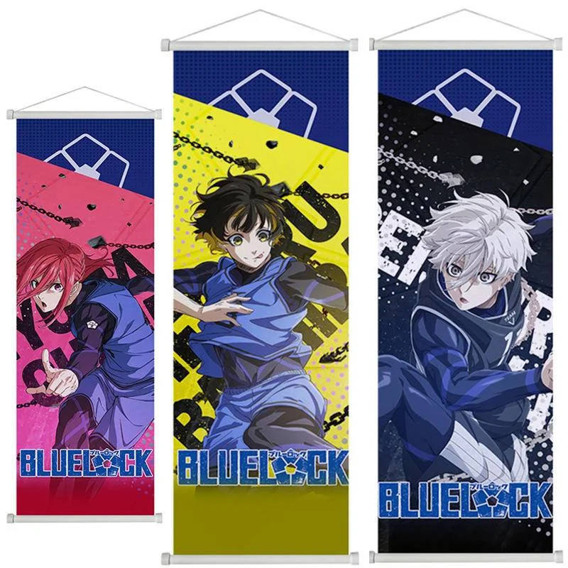 Anime Scroll Canvas Wall Hanging Painting Home Decor Anime Poster Wall Art Room Decoration Gift M