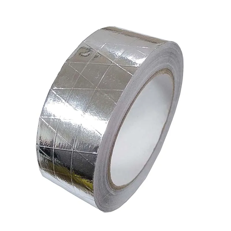 HVAC Glass Fiber Reinforced Aluminum Foil Alu Hot Melt Fireproof cheap wholesale aluminum foil tape