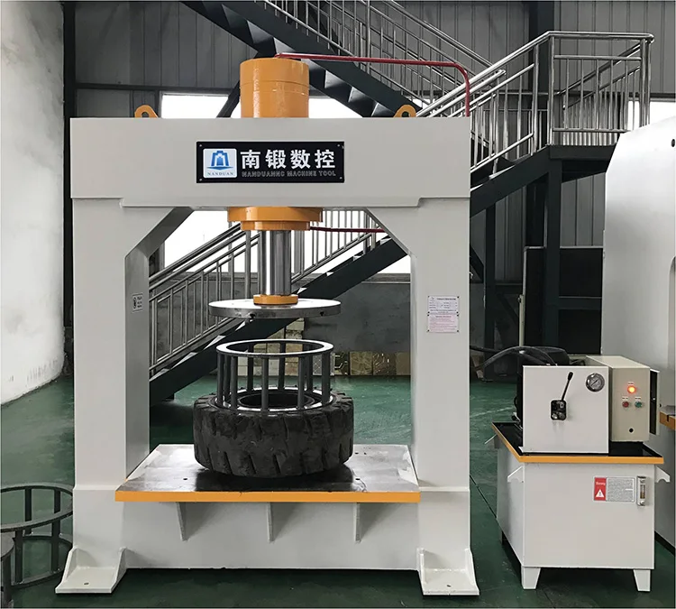 Tire press machine hydraulic press 200 ton solid tire press machine