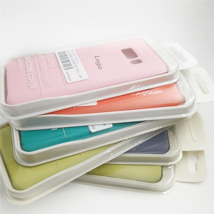2020 Silicone Phone Case Cover With Logo Luxury Packaging For Samsung S8 S8+ S9 S9+ S10 S10+ Note 8 Note9 Note 10 Phone Case