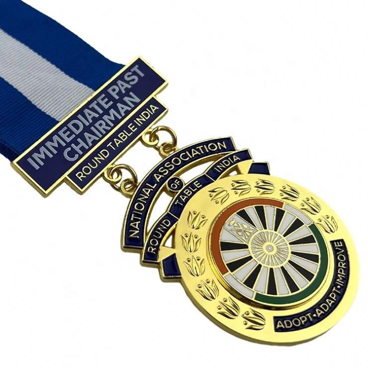 Design Your Own Iron Zinc Alloy Metal Logo Running Medals Custom Sports Finisher Award Marathon Gold Medal For Souvenir