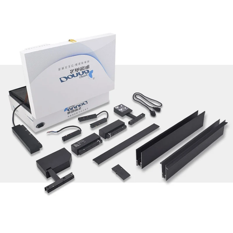  New dimming adjustable embedded indoor linear led magnetic track levitation