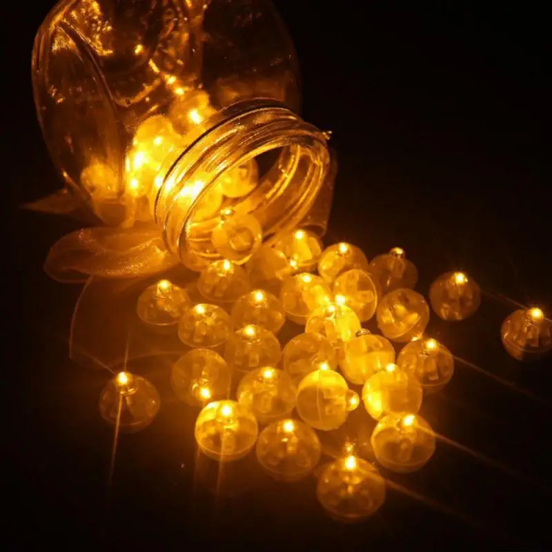 High Bright Round LED Balloon Flash Balloon Lamp Paper Flashlight Home Party Xmas Birthday Balloon DIY Accessories