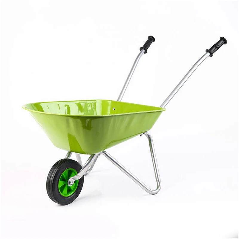 China factory customized professional garden farm stainless steel heavy duty wheelbarrow