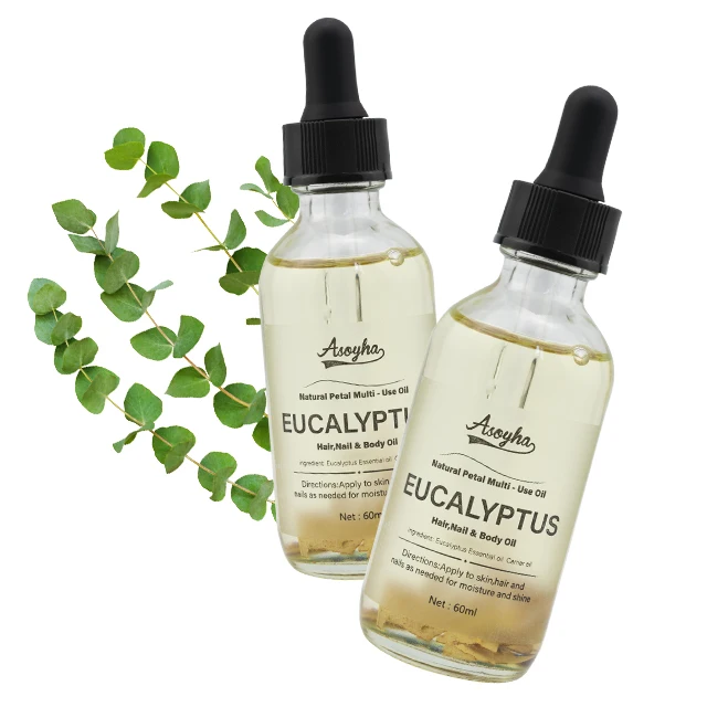 Private Label Essential Oil Natural Rosemary Eucalyptus Lavender Rose Oil Moisturizer Massage Face Body Hair Rose Multi-use Oil