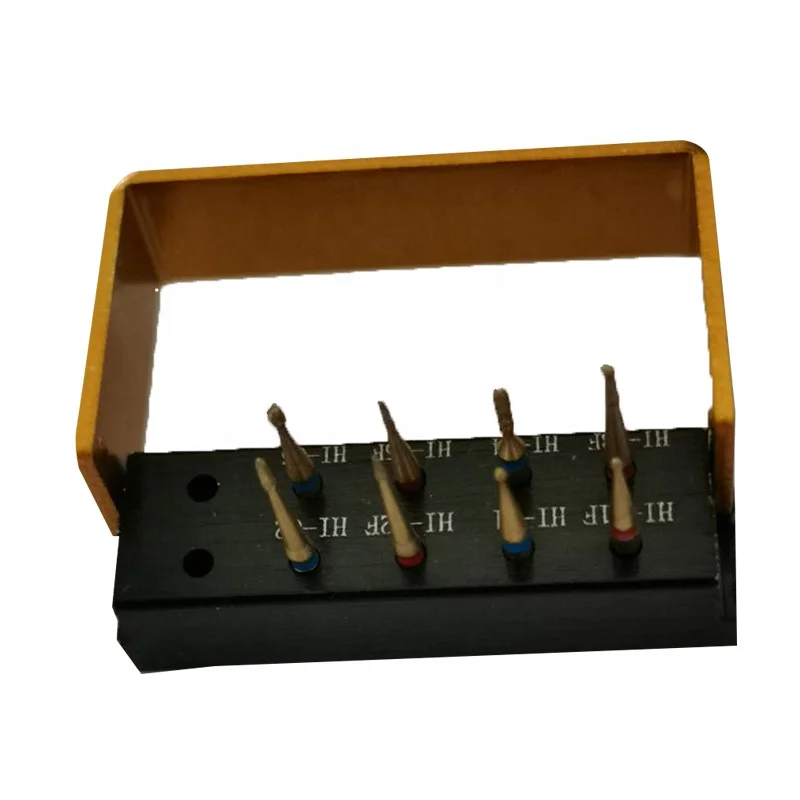 Hanchen dental diamond burs Cardboard packaging dental diamond bur for Student