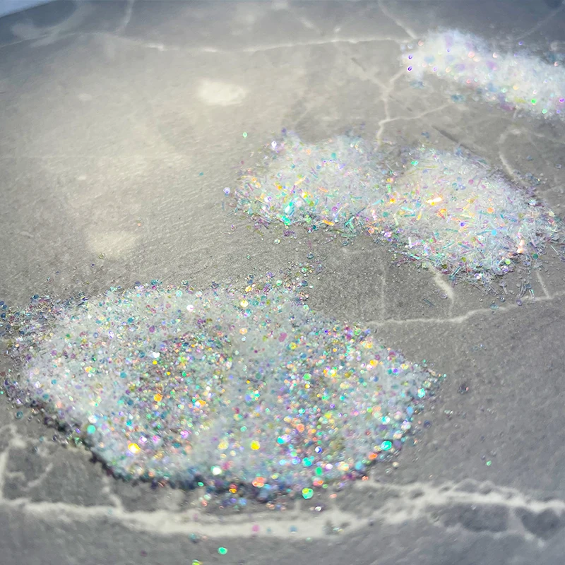 Factory Bulk Wholesale Rainbow Fine Mix Chunky Glitter For Nail Art Cosmetics Makeup