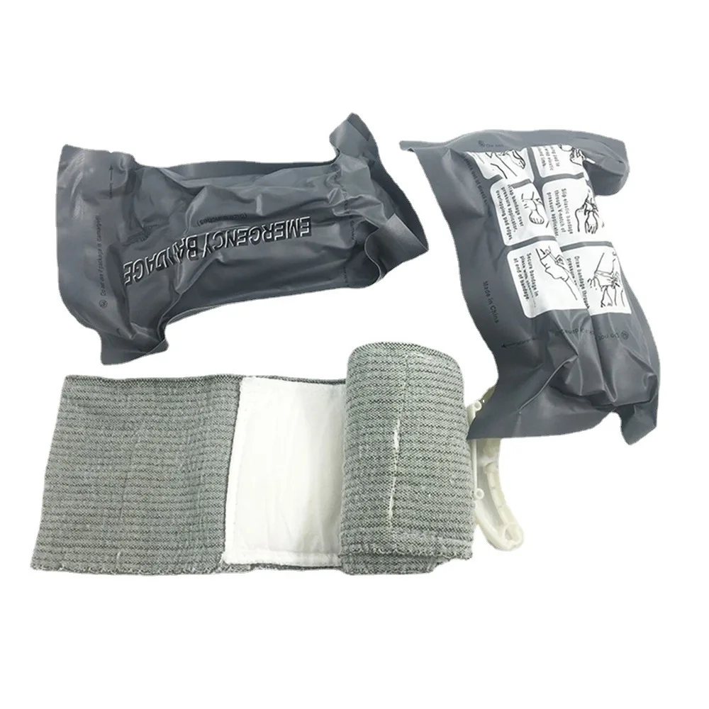 Stock Available Trauma Wound Dressing Israeli Bandages Elastic Bandages Emergency Bandage