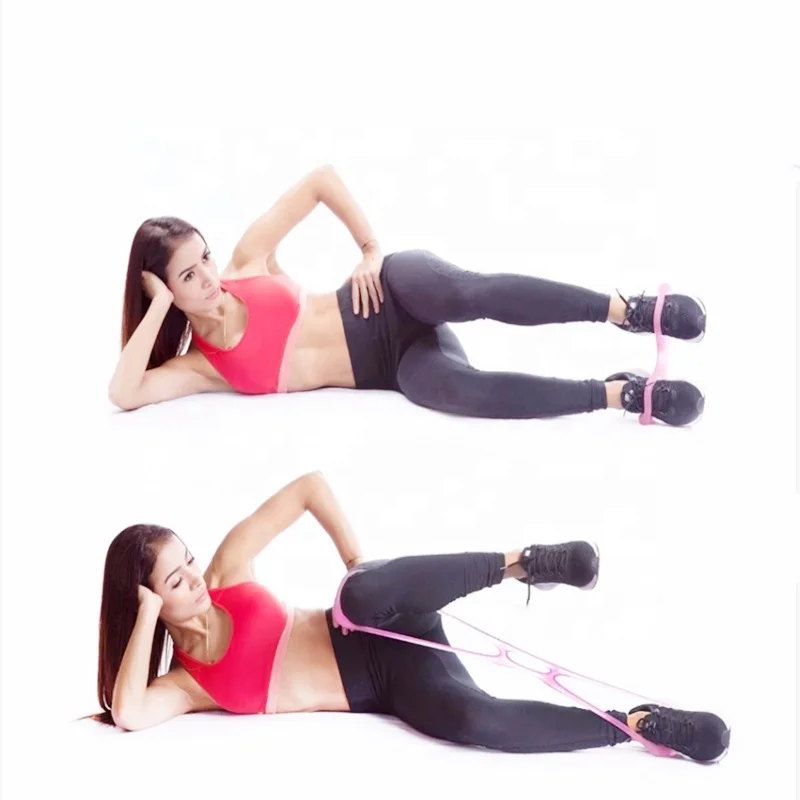 Sports Tension Belt Silicone Ribs Pull Fitness Expansion Chest Expander  Yoga Tension Belt Pull Rope