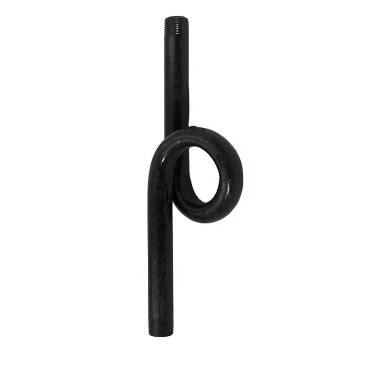 Sch 80 Carbon Steel Seamless 1/4 NPT Straight Pigtail syphon Q Type 180 degrees,Steam coil Scroll syphon