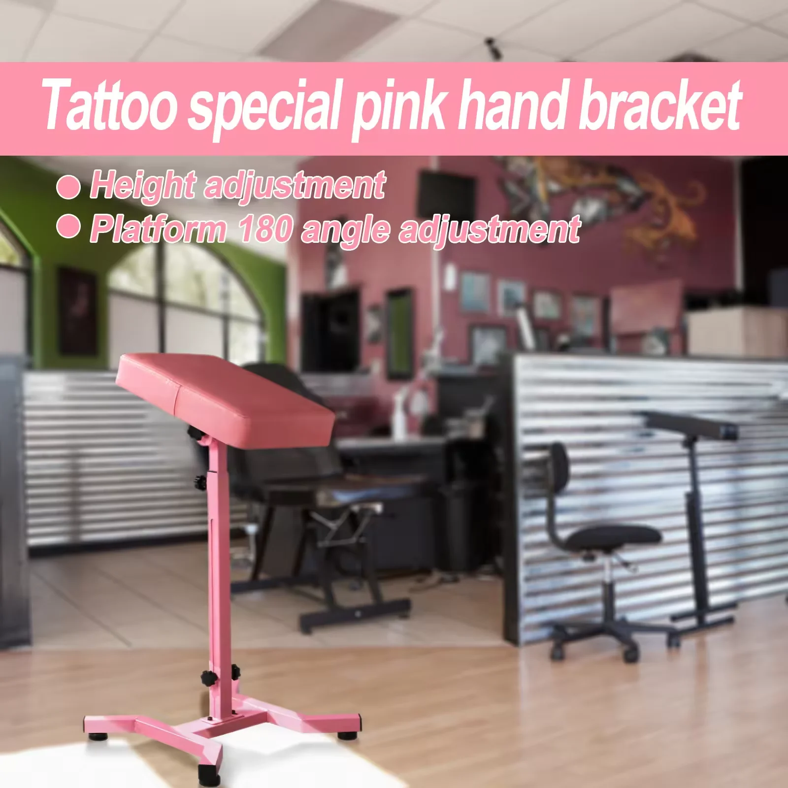 Factory Direct Sale Tattoo Arm Holder Adjustable Salon Instrument Portable Tattoo Table Desk Tattoo Work Station Table