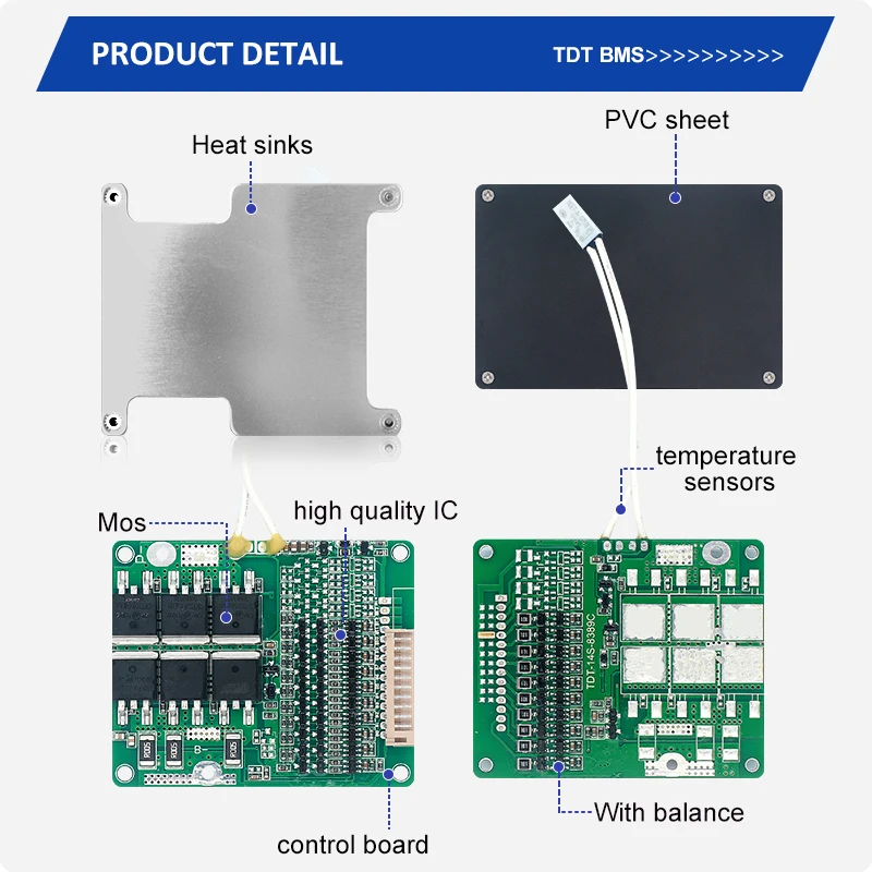 TDT bms Li-Ion 10s 20A батарея 12v 3 7 V NMC 36v Защитная плата батареи BMS для
