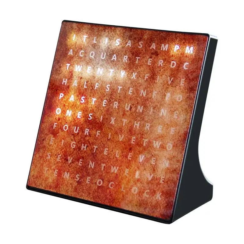 2022 Hot Sale Electric Text Display Word Clock LED Word Clock