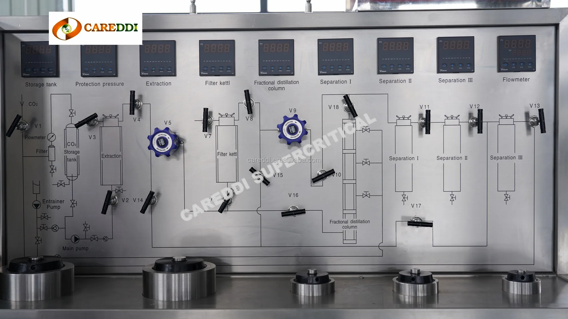 Model 10L (5Lx2) Supercritical CO2 Extraction Machine for Pomegranate Oil Essential Oil Distillation Machine