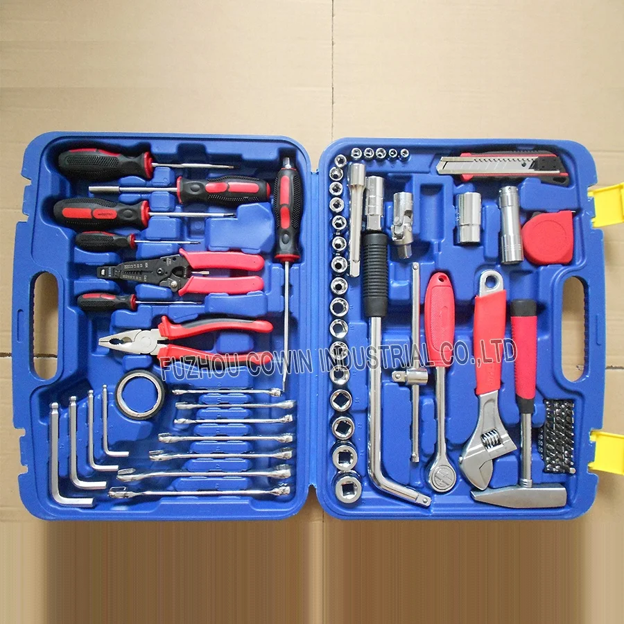 High quality 84pieces auto repair Mechanic tool set multifunctional combination hand tool kit for Repairing and Maintenance