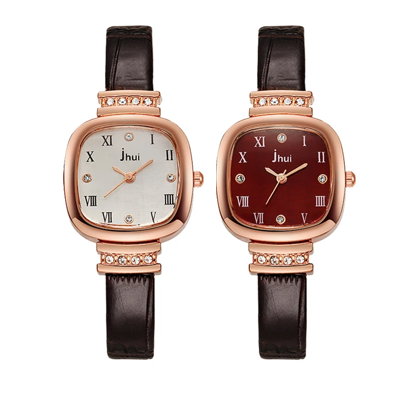 New live explosion style retro small square watch ladies quartz watch watch