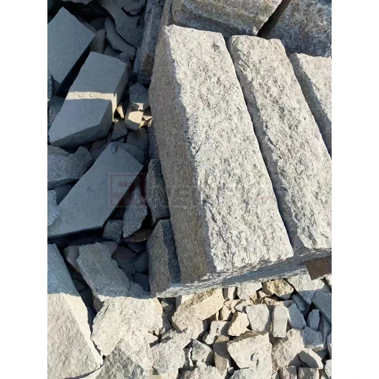 Newstar Light Grey Granite Road Paving KerbStone Tile Curb Stone For Landscaping Or Public Area Or Government Project