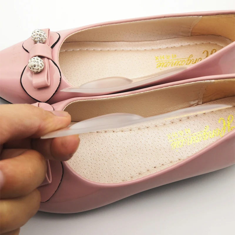 Низкая цена, прозрачная супер мягкая половина стельки, Большая передняя часть стопы, подушечка на высоком каблуке