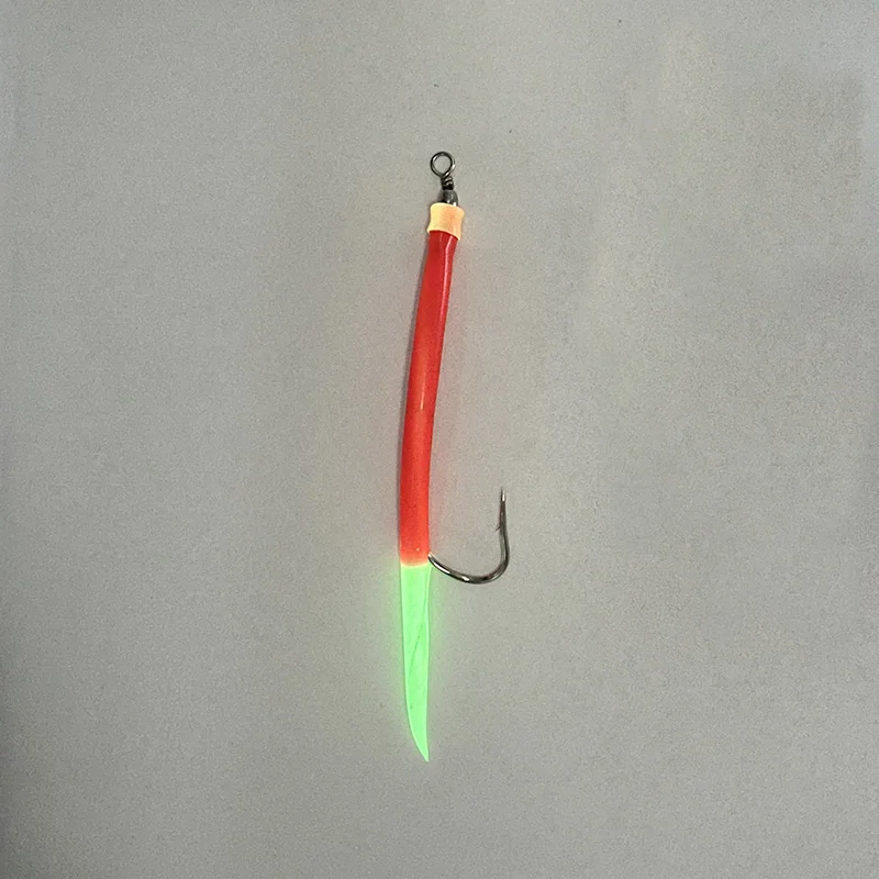 2pcs/bag with customization card Gummi Makk Fishing Lure Eel JIg Sabiki Hooks Lure