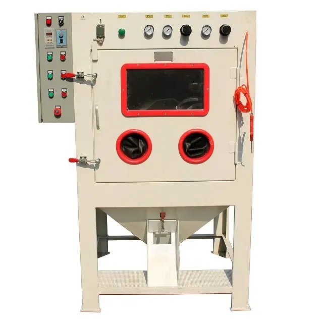 
auto small carbide nozzle sand blasting machine 