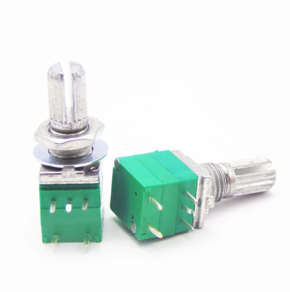 B10K 5 pins feet Carbon rotary potentiometers with switch