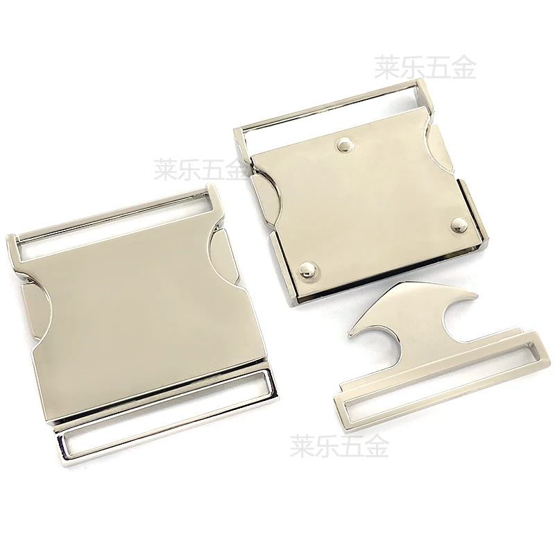 Wholesale metal Square insert Buckle For Backpack Original factory  high quality custom metal release buckle insert buckle