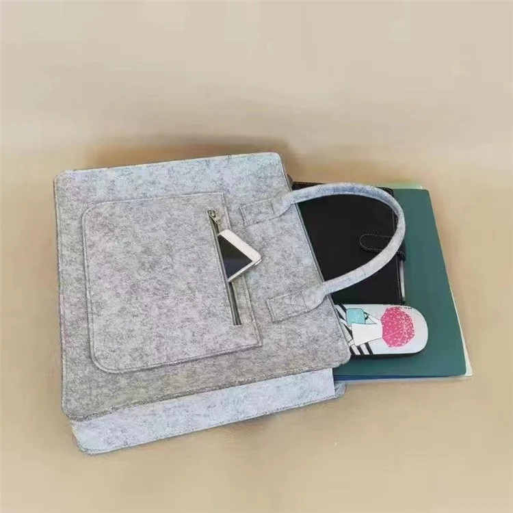 lightweight protective felt laptop bag for Macbook Air Pro Dell 13 15.6 Inch