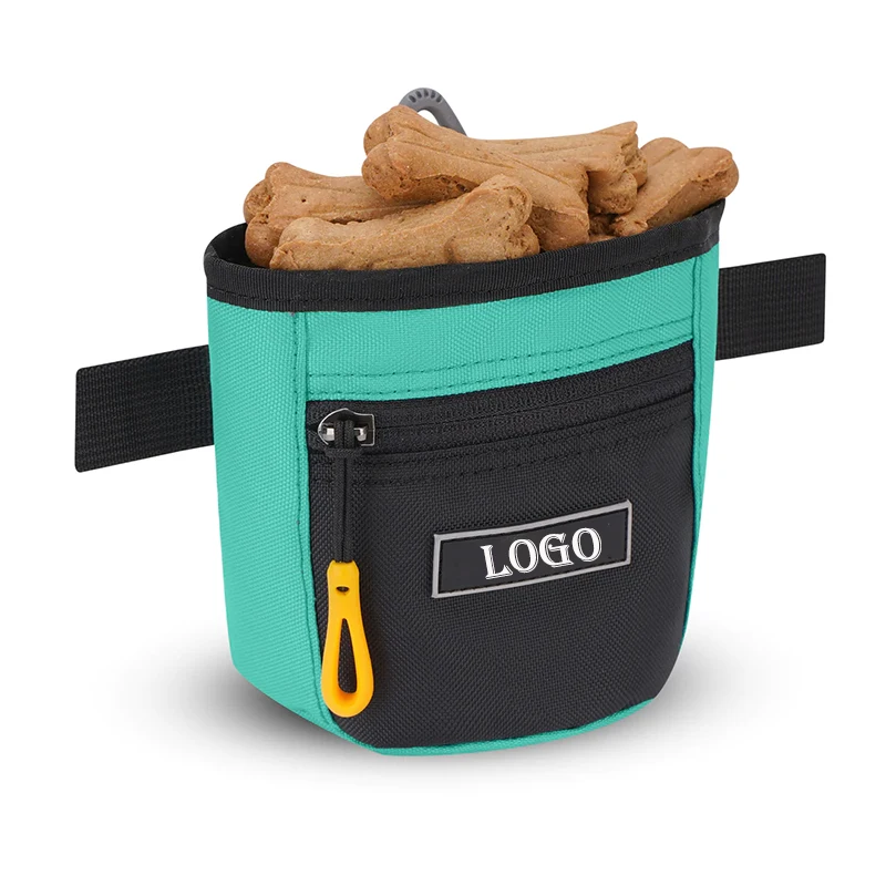 High Quality Dog Walking Bag Pet Dog Goodie Treat Bag Magnetic Clip Training Pouch