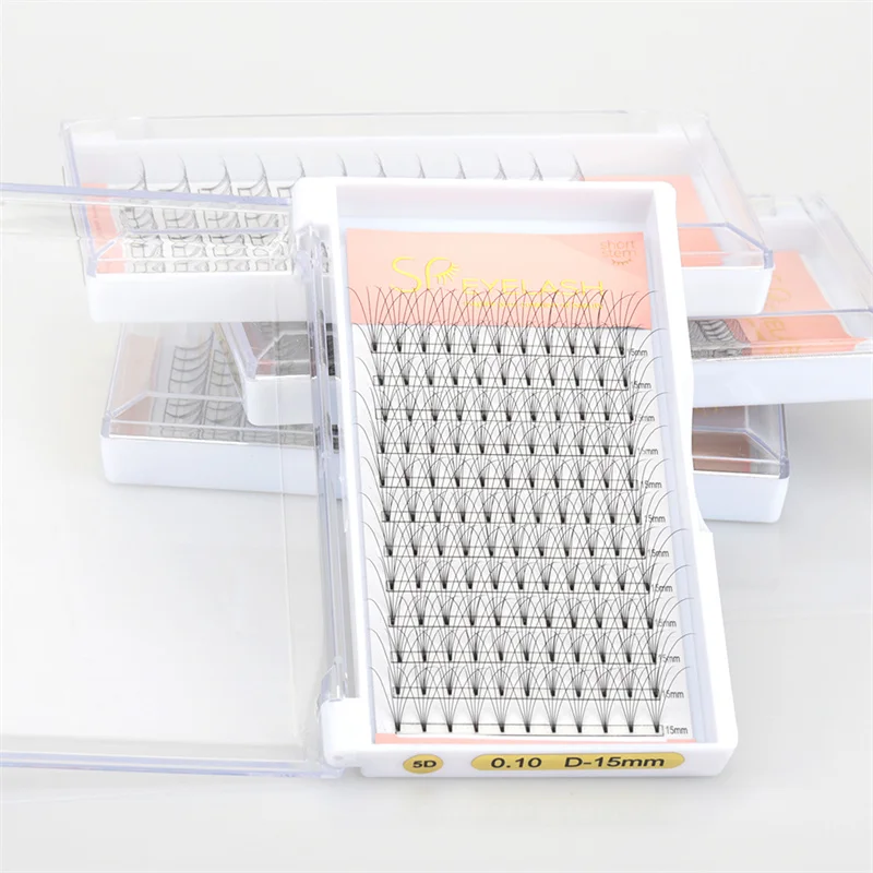 Private Label Wholesale Premium Natural Bulk Tech Products Enigma Professional 3D Short Fluffy Short Stem Lashes Eyelashes