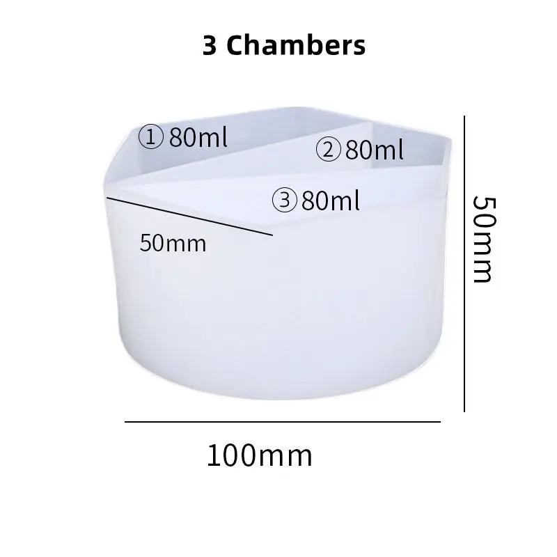 Clear Silicone Epoxy Resin Mixing Cups Distribution Measuring Cup DIY Epoxy Resin Tools for Jewelry Making Hobby Craft