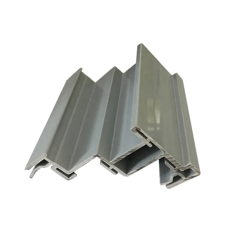 
Plastic extruded profile for horizontal refrigerator glass door frame 