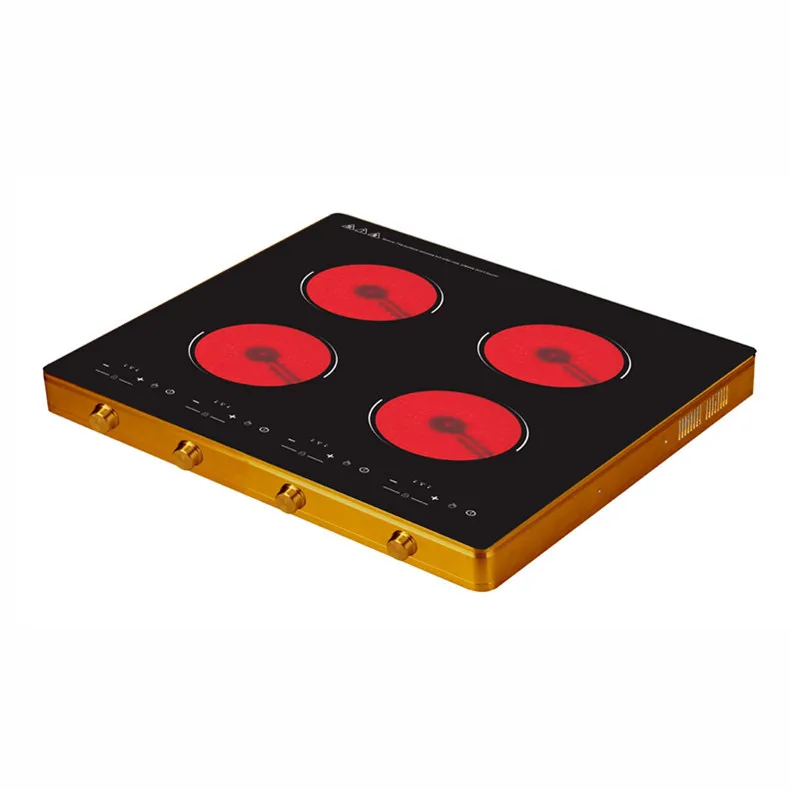 Hot sale new design home kitchen appliance built-in 6 burners stove electric induction infrared ceramic cooker hob