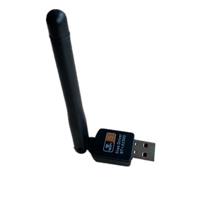  Горячая Распродажа 600M WIFI Bluetooth бесплатно драйвер USB2.0 адаптер с 2 дБ