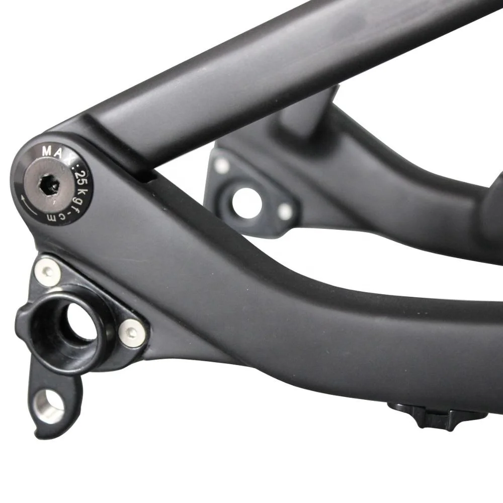 UD glossy carbon mountain bicycle suspension frame 27.5ER carbon frame AC156 China