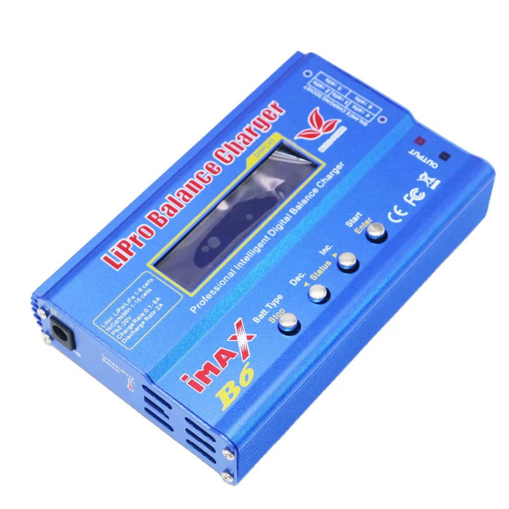 Best Selling B6 80W Battery Charger Lipo NiMh Li-ion Ni-Cd Digital RC Balance Charger Discharger