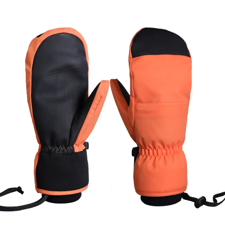Hot Selling Waterproof Wind Resistant Winter Ski Snowboard Mitten Gloves with good quality