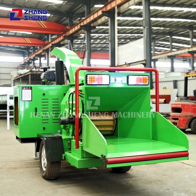 Hot sale drum type wood chipper engine shredder diesel chipper wood china
