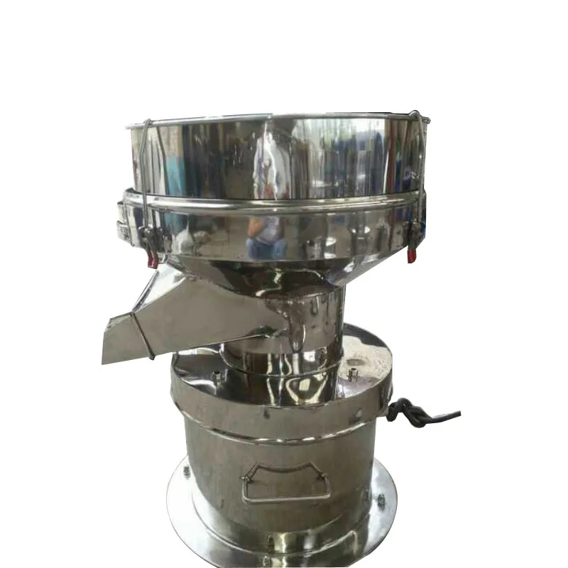 450 Round Filter Vibrating Screen Sieve For Liquid Fruit Vibro Screen Shaker Strainer Machine For Milk Or Soymilk