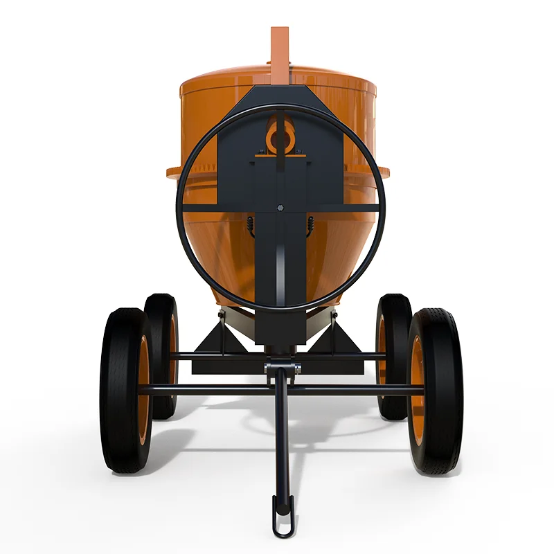 Megaim 260L two wheels gasoline engine towable concrete mixer powerful cement mixer