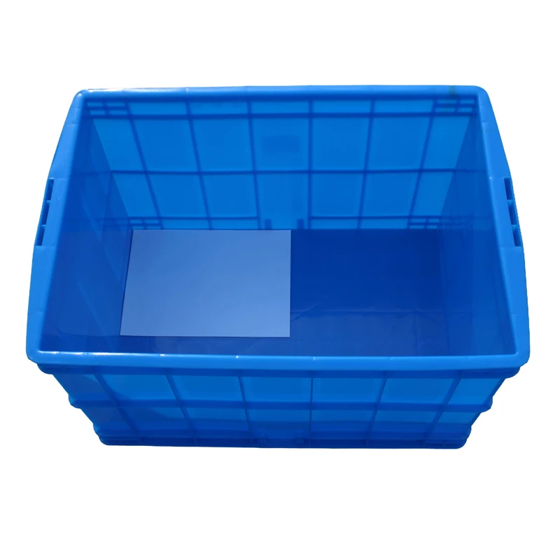 Stackable plastic crates storage Stackable crates with LIDS attached to LIDS Tote containers plastic mobile crates