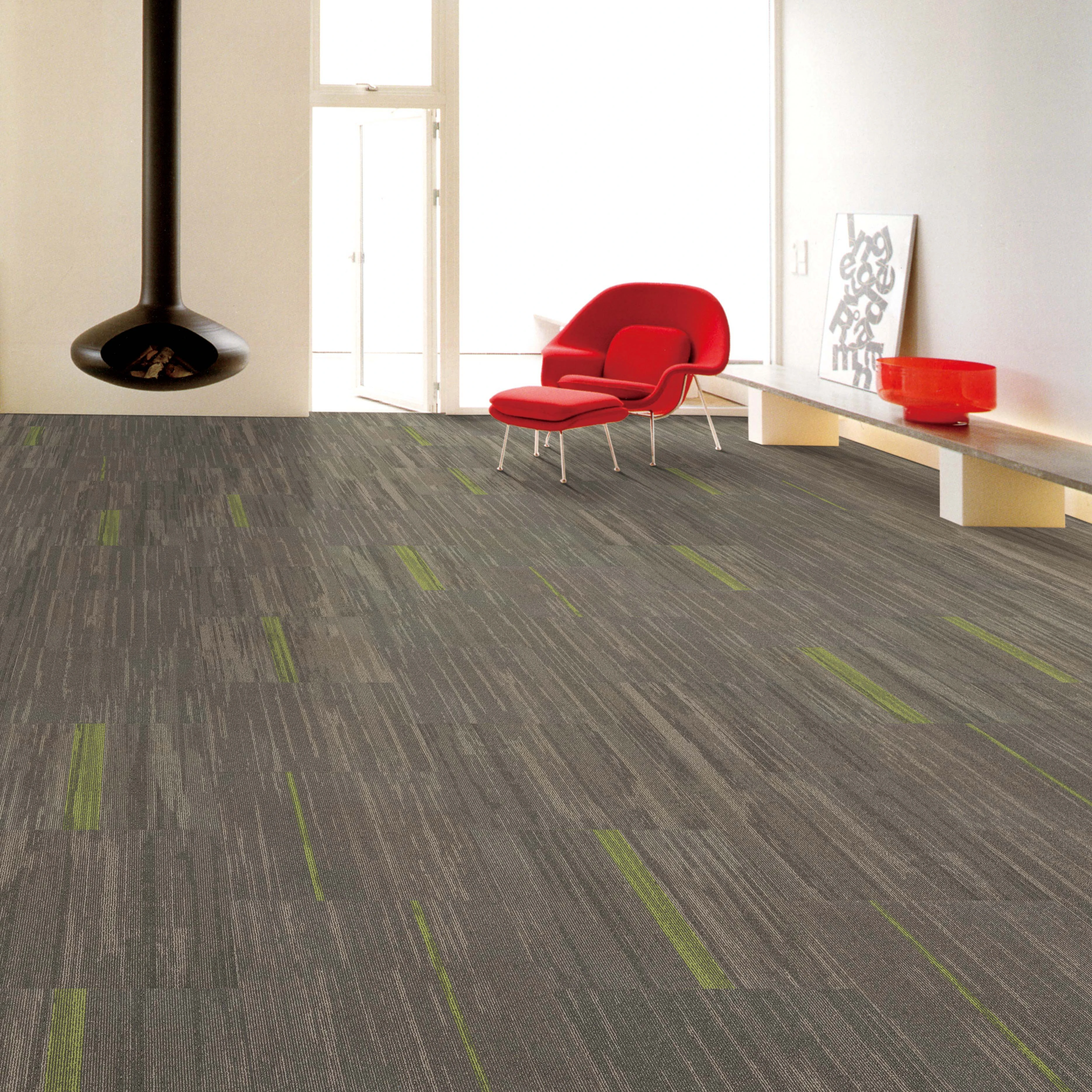 Interlocking waterproof casino cinema shopping mall floor carpet tile