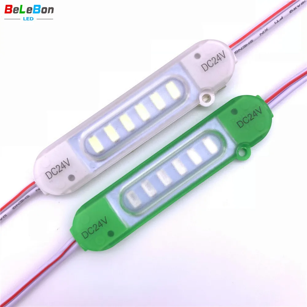 2020 waterproof brightness DC12V DC24V 6leds car LED light truck module 1.6W good price for car