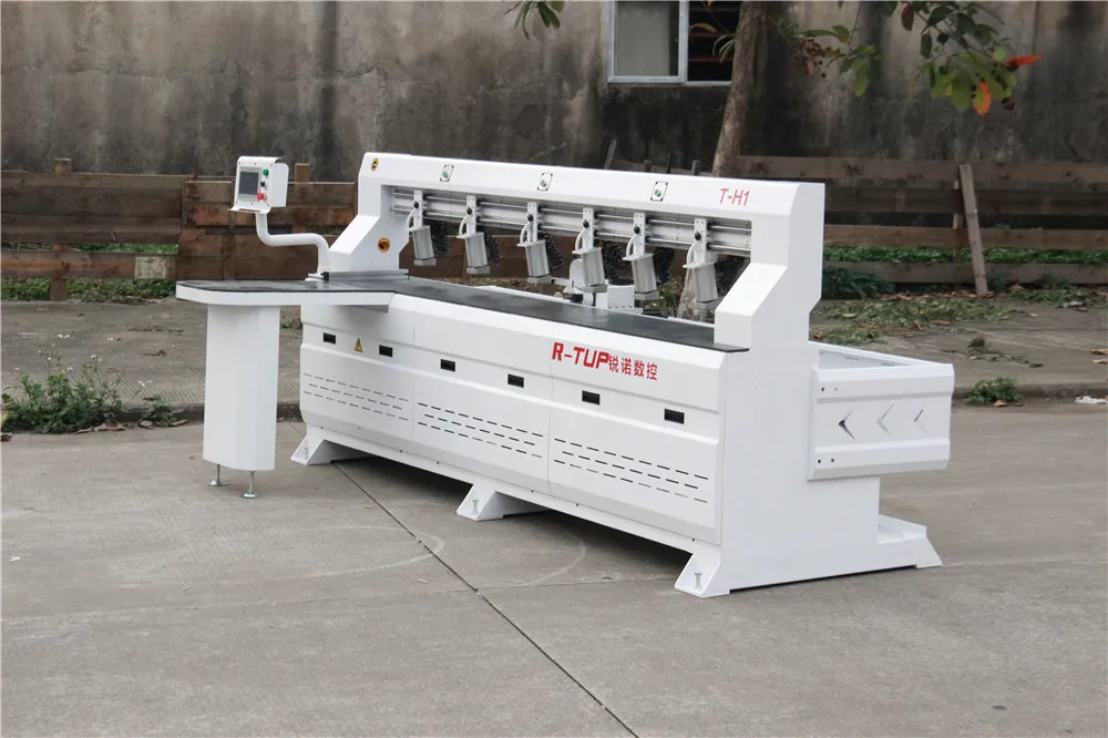 
T-H1 7 inch touch screen cnc horizontal boring machine for furniture 