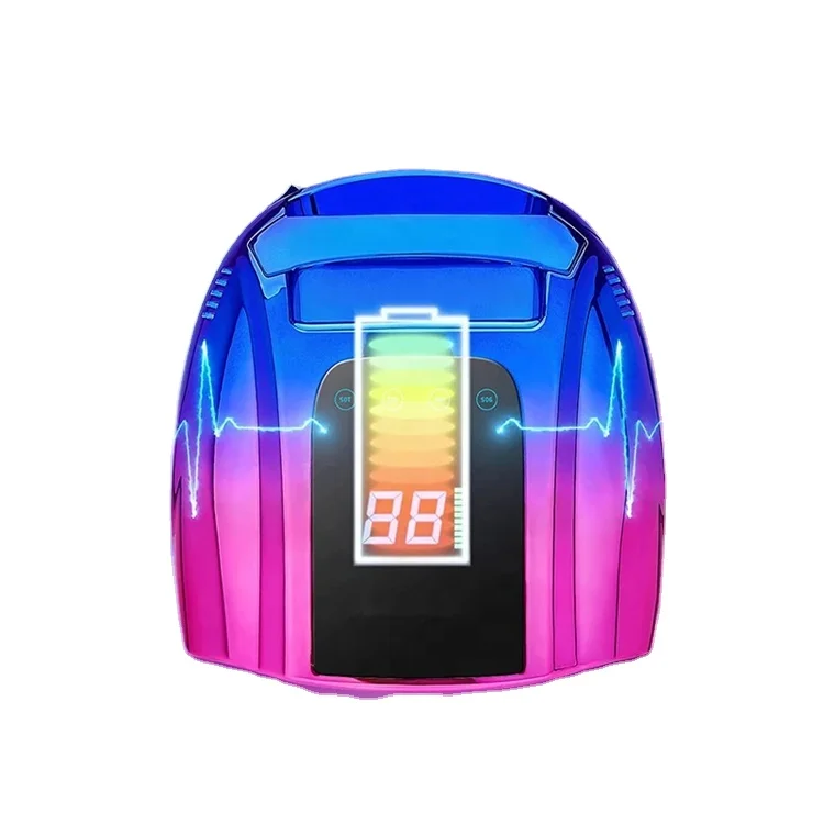 Built-in Battery Wireless 96W Gel Nail Polish Cordless UV LED Nail Lamp