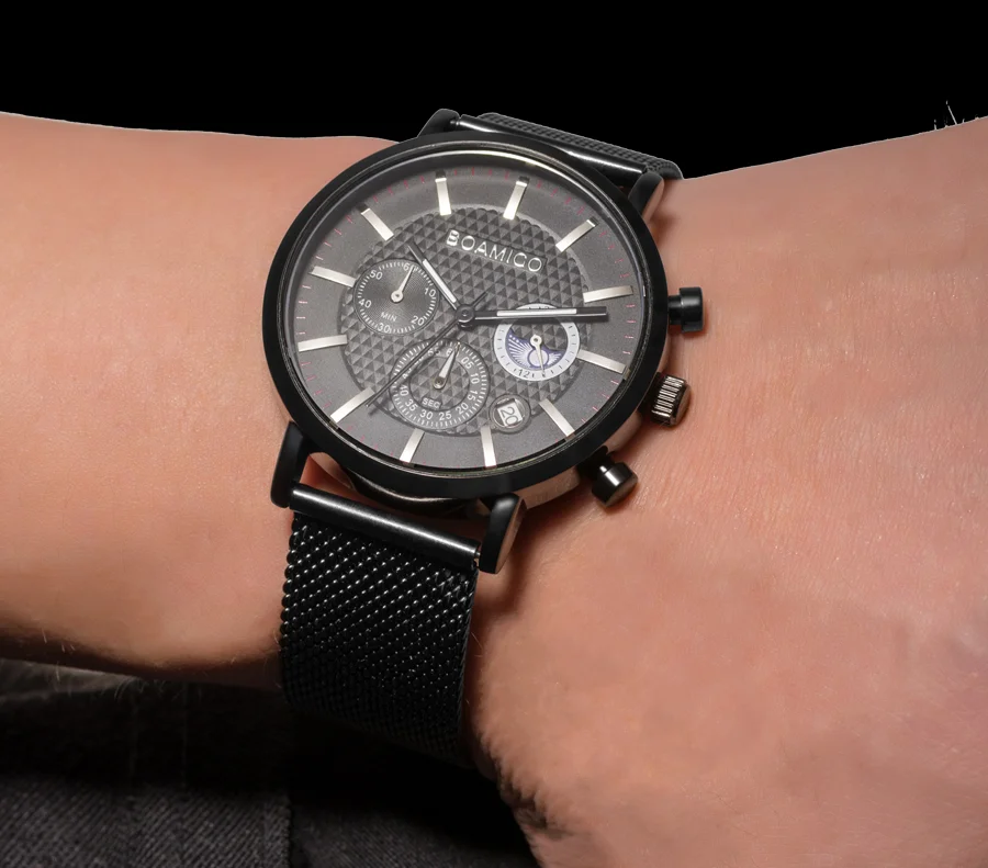 BOAMIGO Men Watch Waterproof Quartz Business Men Watch Top Brand Casual Sport WristWatch F934A POEDAGAR