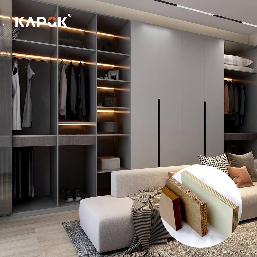 Kapok mdf wholesale price mdf panel melamin mdf board