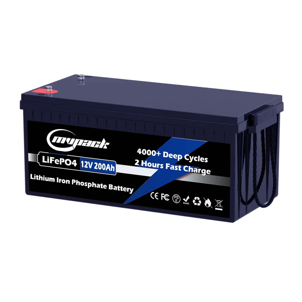 MVPACK, более длительный срок службы, 12 В, 200 ач, морские автомобили/живые автофургоны/автофургоны, литиевые батареи rv lifepo4