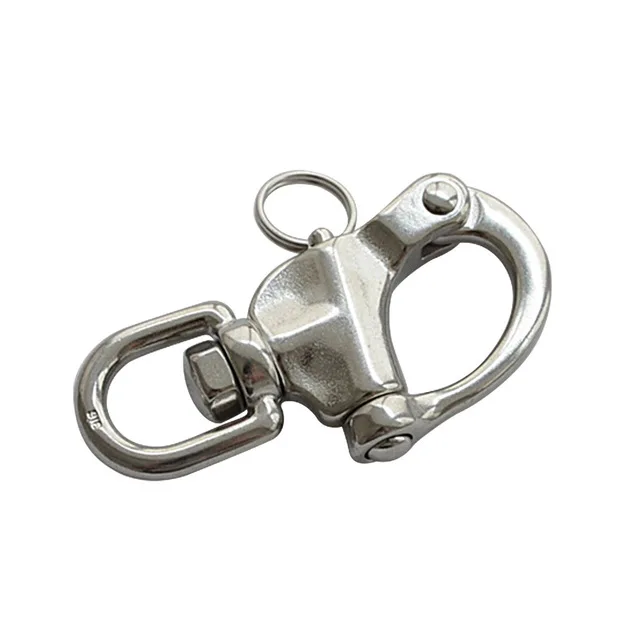 high quality grade 316 stainless steel snap shackles for paracord bracelets swivel snap shackles