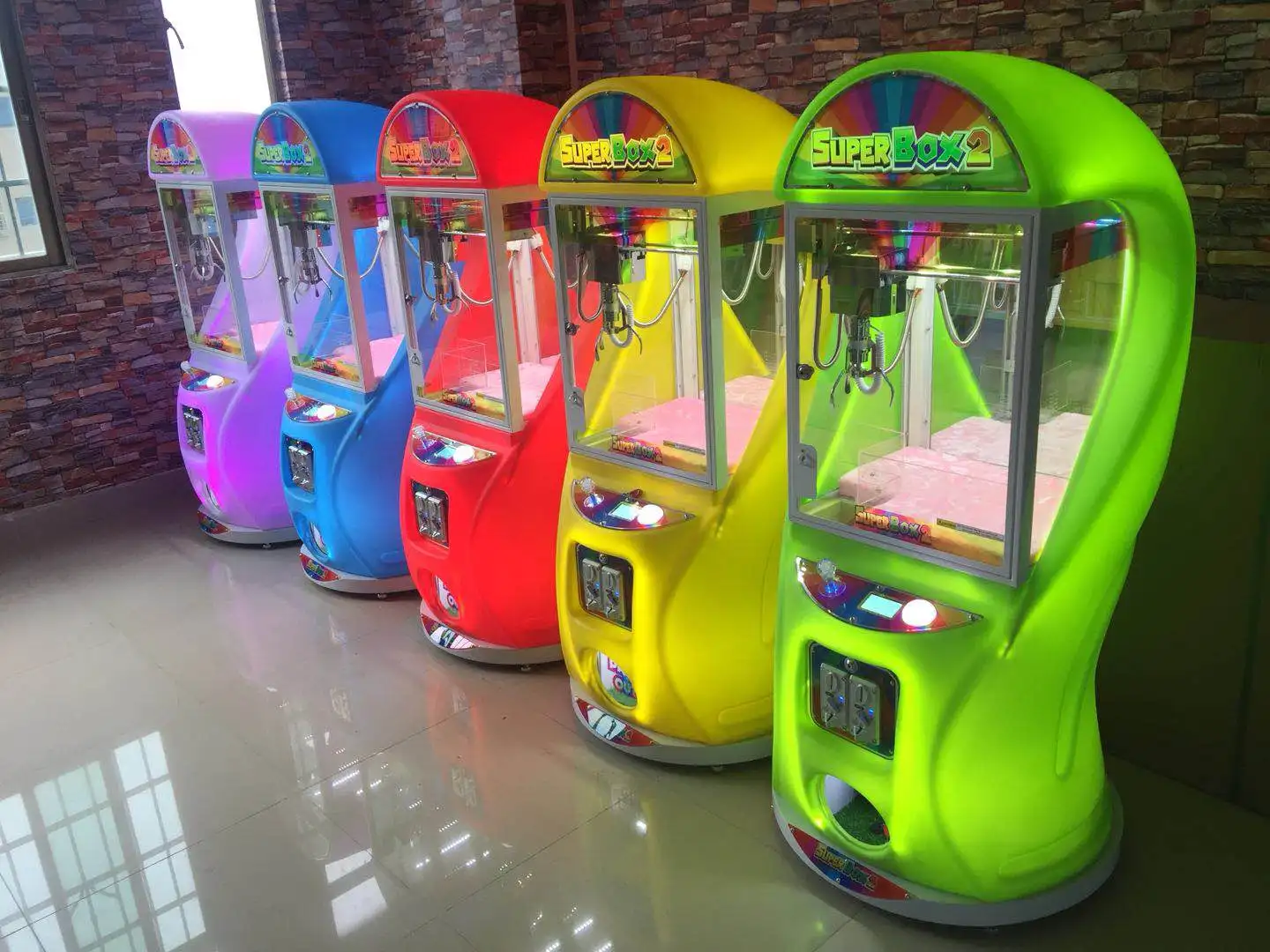 Factory Price Super Box Claw Crane Prize Gfit Game Machine|Amusement Park Toy Claw Game Machine|Plastic Arcade Claw Machine