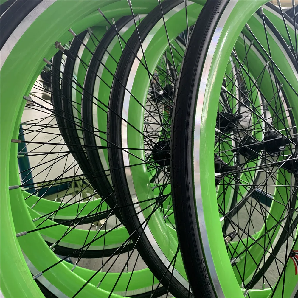  700C fixed gear bike fixie 6061 Aluminium 2 walls alloy rim